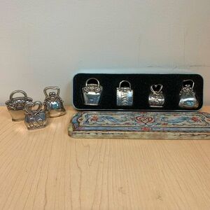 Brighton Place / Business Card / Picture Holder Set of 4 in Tin Plus 3 Extra (7)